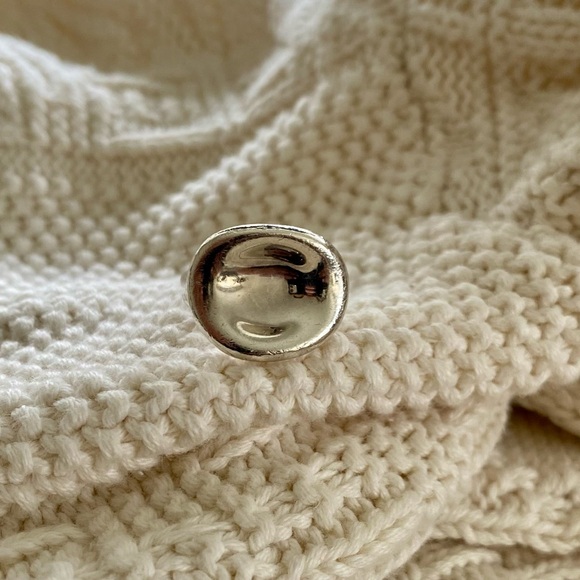 Vintage Robert Lee Morris Sterling Silver Concave Ring - Size 6 - Mid-1970s Era - Picture 9 of 12